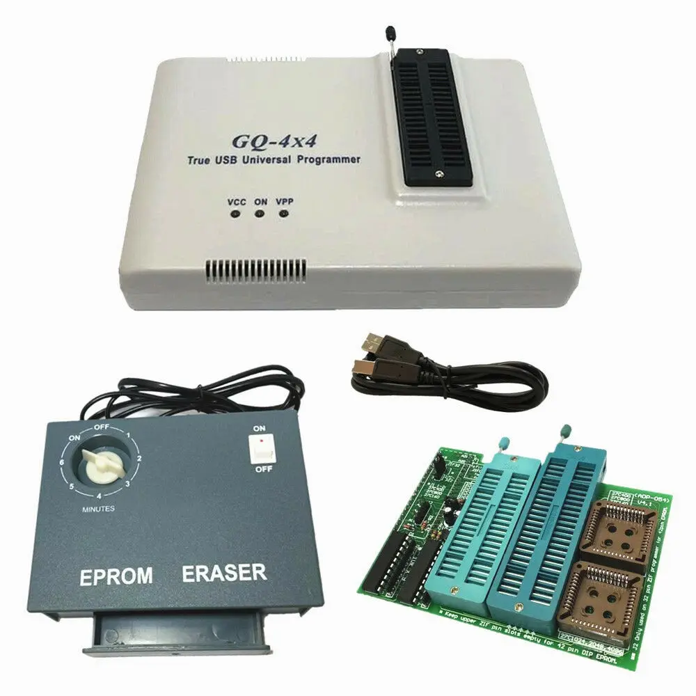 PRG-113 GQ-4X Willem Programmer+ ADP-054 16 Bit EPROM40/42pin+Tool-007 UV Eraser