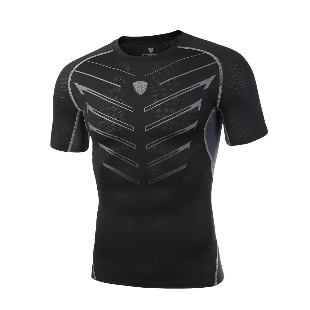 Mens Compression Shirts 3D Teen Tennis Jerseys T Shirt Fitness Men