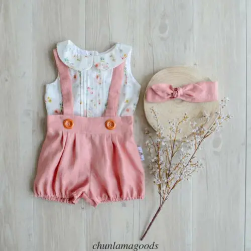 

Baby Girl Clothes Set Toddler Baby Kids Girls Tops Floral Romper Jumpsuit Pants Outfits Clothes