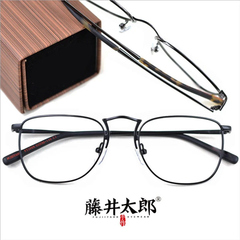 

TARO FUJII Eyeglasses Frame Men Women Computer Optical Eye Glasses Spectacle For Men's Transparent Clear Lens Frame Female