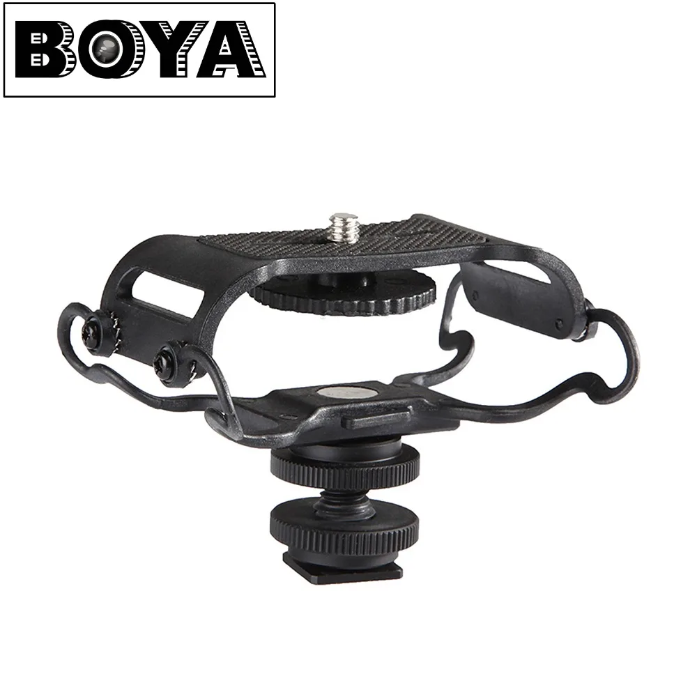 BOYA-BY-C10-Microphone-Shock-mount-for-Zoom-H4n-H5-H6-for-Sony-Tascam-DR-40