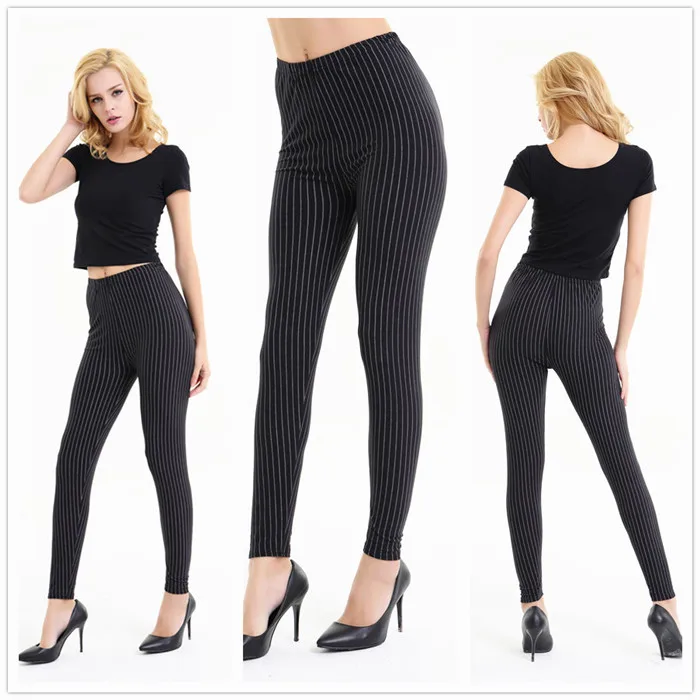 tights for women New 2022 Women Pants Trousers For Ladies New Style Black and White Plaid Leggings Houndstooth Casual Leggings nike leggings Leggings