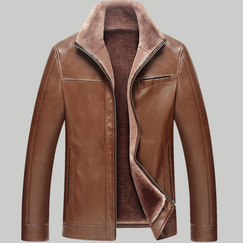 Aliexpress.com : Buy Thick Faux Wool Fur Leather Jacket