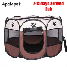 Pet Cage Fournitures 600D Oxford Chien Transporteur Chien Parc Pour chien Chat Clôture Chenil Chien de La Maison En Plein Air Chat Maison Parc exercice