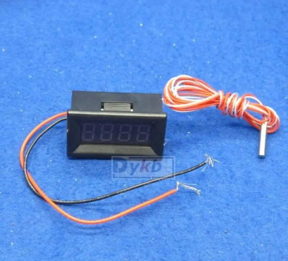 0 36 синий светодиод 200C до 450C цифровой термометр PT100 датчик температуры 12В