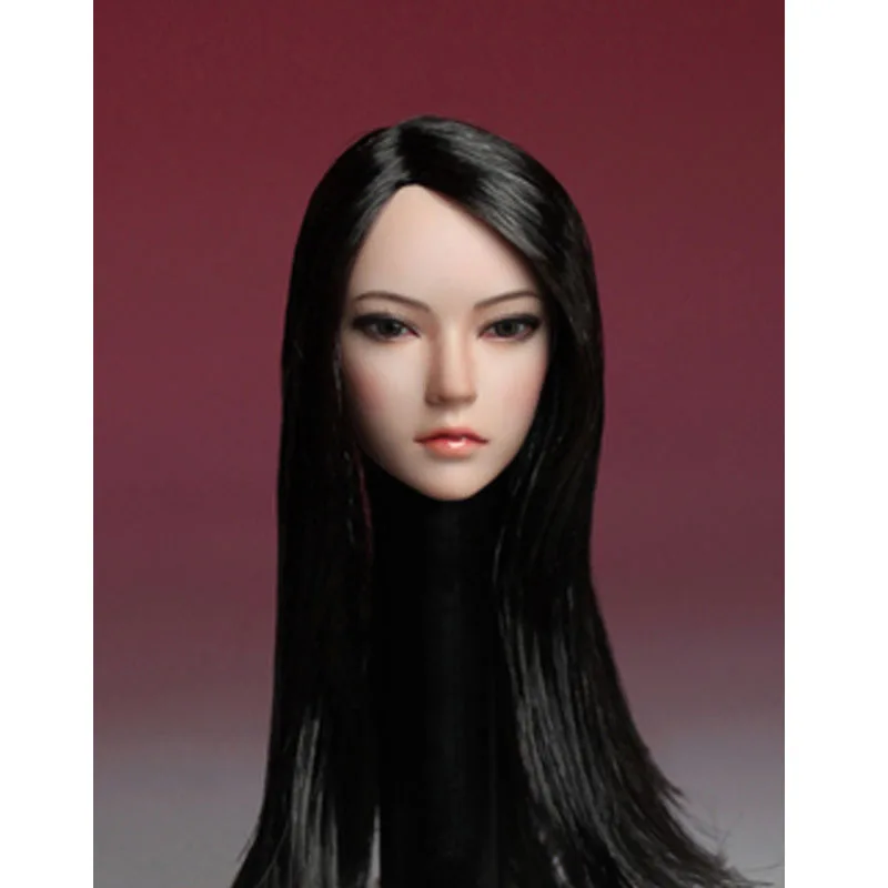 Figura de Ação Soldado para 12 Mnotht Feminino Cabeça Esculpir Sdh002-b Modelo Ásia Menina Preto Cabelo Longo Women Mulheres Brinquedos Cllection 1 - 6 1 soldado para 12 women women mulheres figura de ação brinquedos cllection