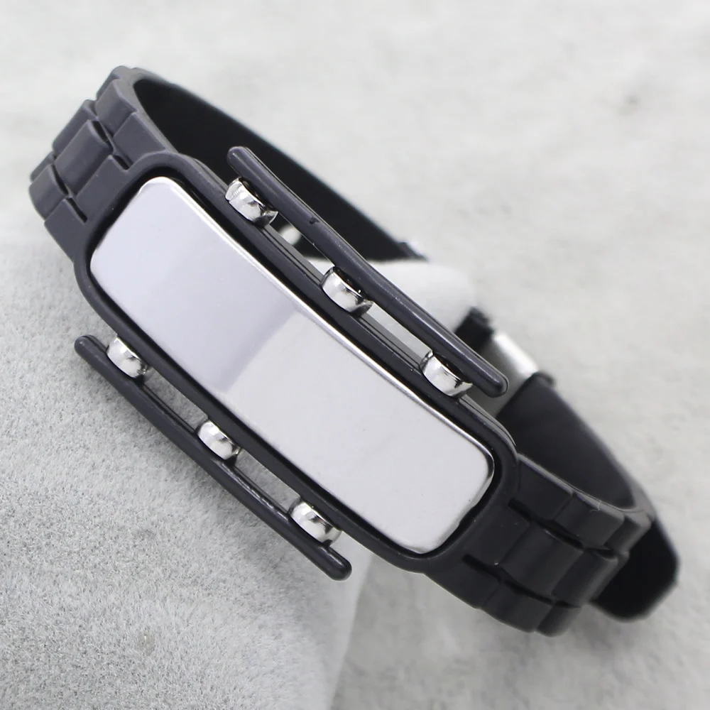 

Punk Fashion Women Man Sports Wristband Bangles Steel Color ID Tag Charms Stainless Steel Jewelry Bracelets Bangle Jewelry Gifts
