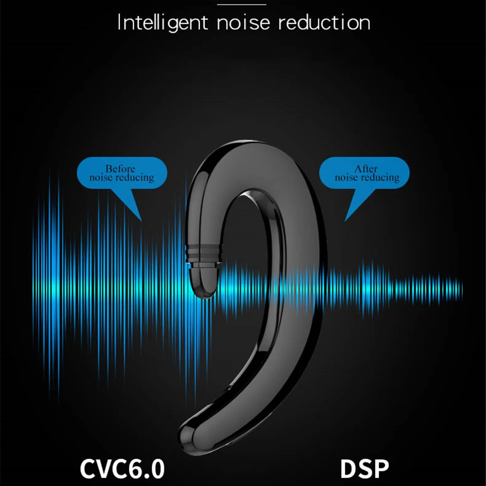 Год V6 бизнес Bluetooth наушники Спорт беспроводной Bluetooth гарнитура автомобильный драйвер Handsfree наушники с микрофоном