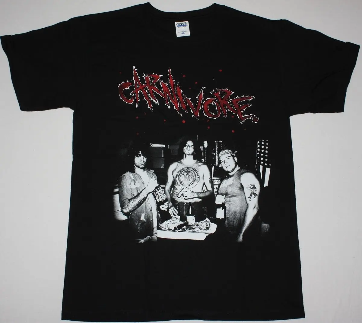 

CARNIVORE PARTY PETER STTELE TYPE O NEGATIVE THRASH PUNK BAND NEW BLACK T-SHIRT Men T Shirt Lowest Price 100 % Cotton