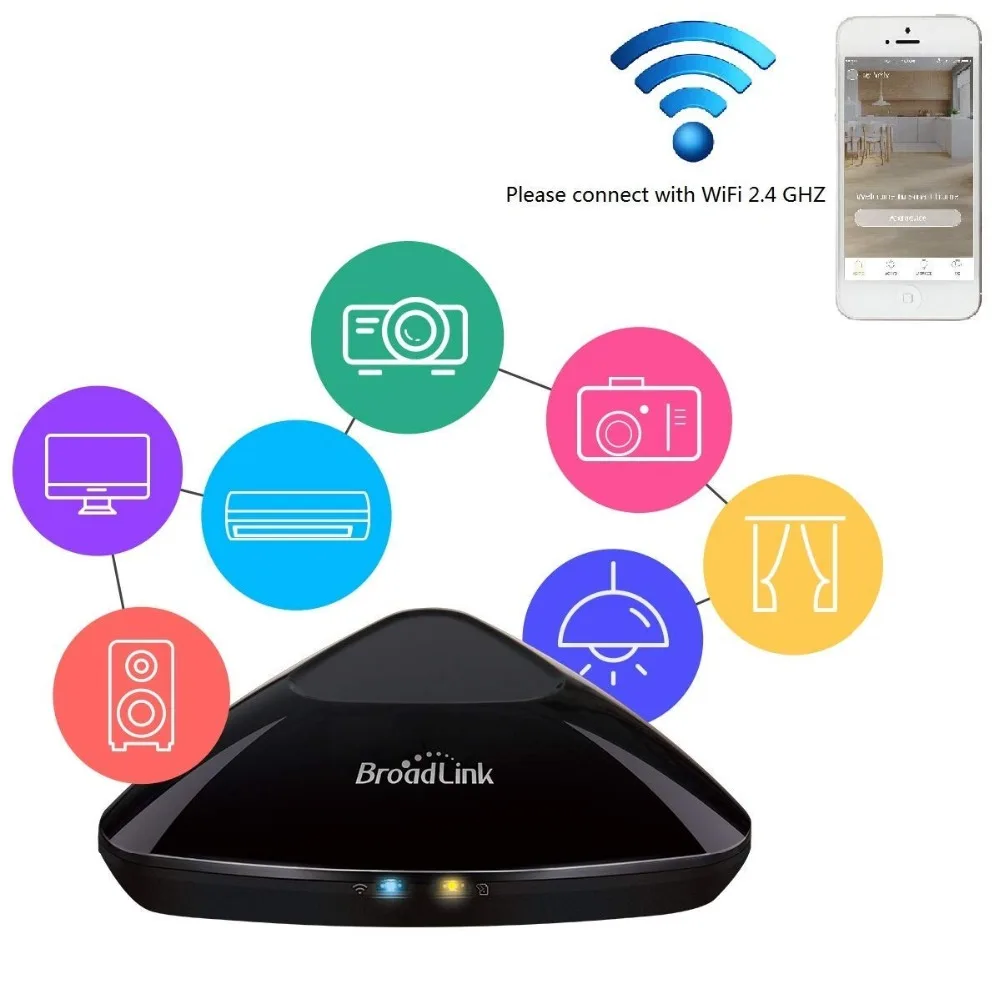 

Broadlink RM Pro 2018 New Version RM33 RM Mini3 IR+RF+WiFi Smart Home Universal Intelligent Remote Controller For Ios Android