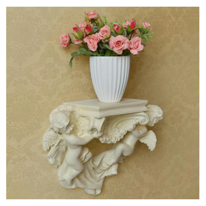 

Home Wall Decoration Sculpture Angel Statue Murals Ornament Artwork Craft Living Room Background Decoration Sculpture Hanging