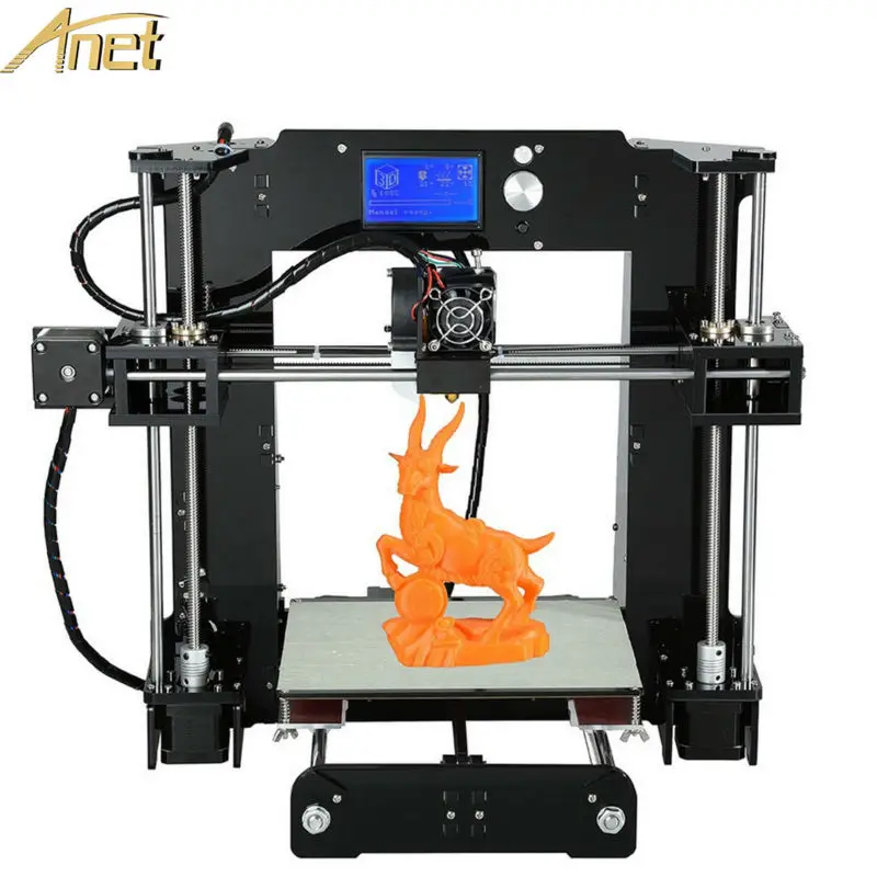 LCD Display Upgrated Anet 3d printer Large Printing Size Reprap Prusa i3 3D Printer Kit DIY