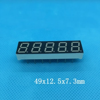 

RED 0.39 Inch 5-Bit Digital Tube Common Anode Cathode Five Bit Nixie Light Tube 3951AHAS 10pcs
