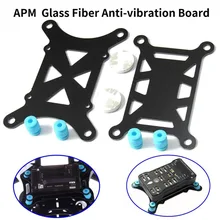 Placa de fibra de vidro apm anti-vibração placa de amortecimento montagem para quad apm2.6 apm2.8 pixhawk px4 controlador de vôo