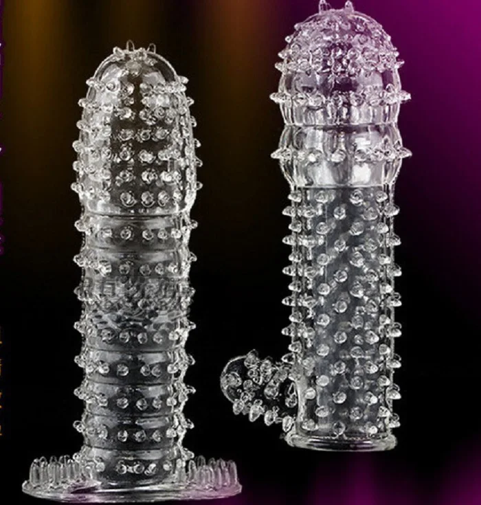 Reusable Cock Ring and Penis Sleeves Delaying Ejaculation Rings font b Condom b font for Men