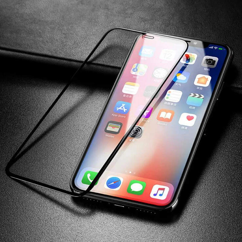 Fexcel 5D закаленное Стекло для iPhone X 7 8 6 6s плюс Экран протектор полное покрытие