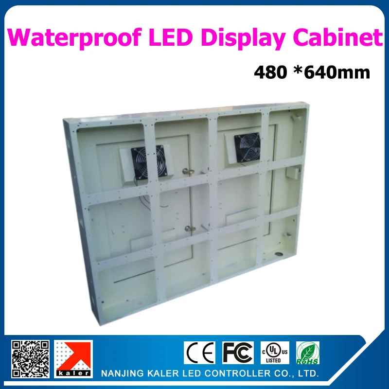 

P10 led display cabinet waterproof standard cabinet for led display 640*480mm outdoor cabinet