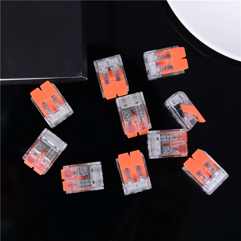 10pcs 4kV Rated Current 32A Original Wiring Connector Kit Quick Disconnect Wire Terminal Compact Splice Connectors Wholesale
