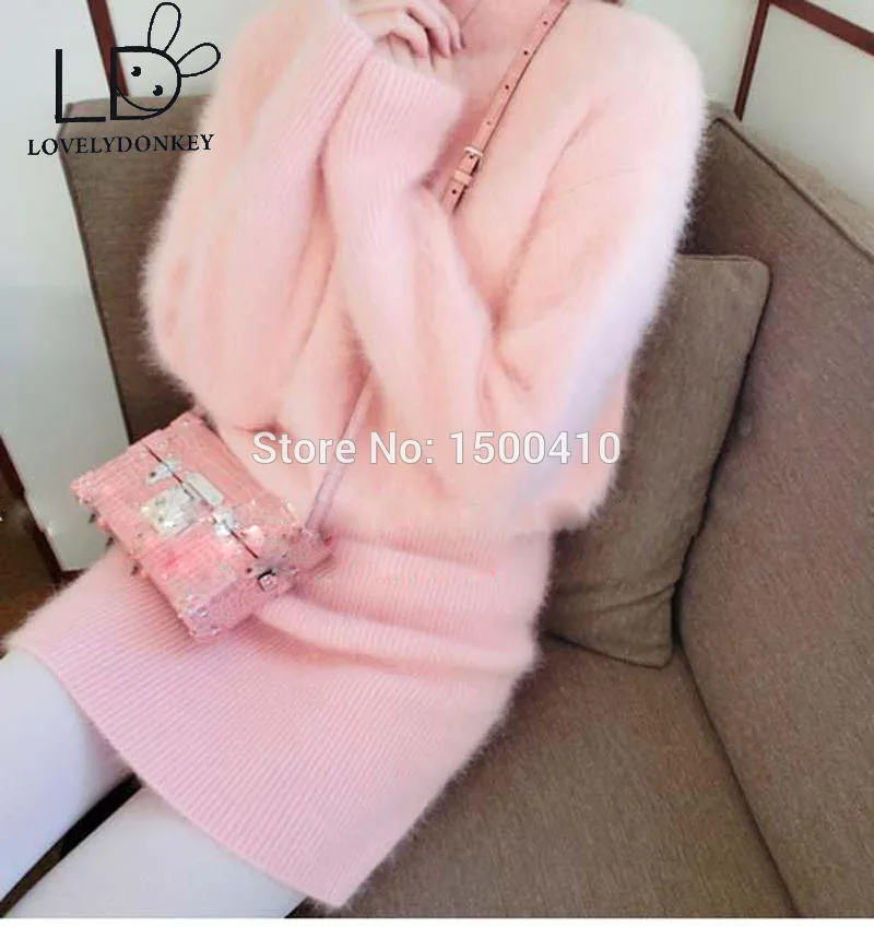 LOVELYDONKEYgenuine nertsen kasjmier trui vrouwen kasjmier truien gebreide jurk Aangepaste kleur gratis shippingM696 LOVELYDONKEYgenuine nertsen kasjmier trui vrouwen kasjmier truien gebreide jurk Aangepaste kleur gratis shippingM696