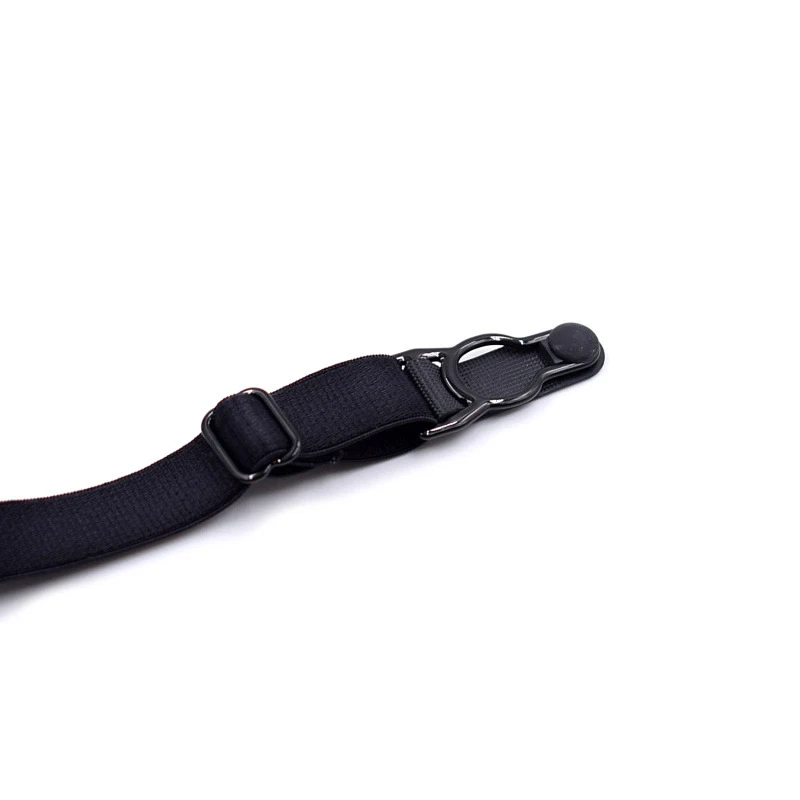 Men's Black Elastic Shirt Clip Adjustable Long Garter SC-H-MAN High Quality Suspenders Adjustable Casual