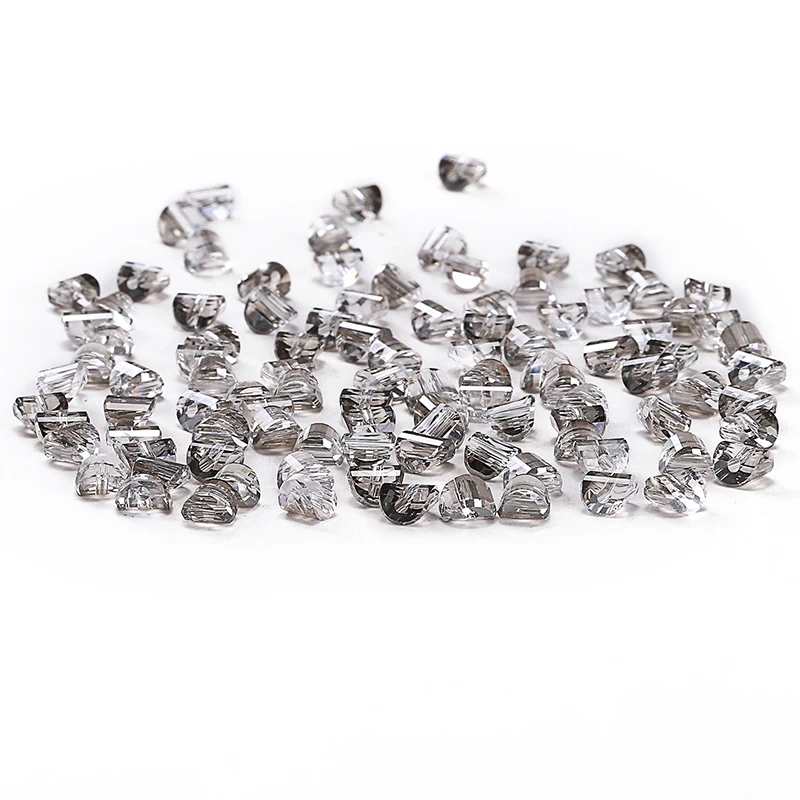 

Hemisphere Crystal Beads AB 10pcs 6mm Austria Crystal Hemisphere Semicircle Charm Glass Beads for DIY Jewelry Making C-5