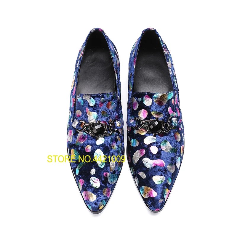 

Chains Man Real Leather Fashion Dress Oxfords 2018 Spring Autumn Wedding Party Prom Runway Shoes High Heeled Pointed Toe Shoes