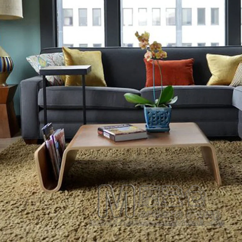 Modern Warehouse Scando Table Coffee Table Coffee Table Tread Tread Meter Long Curved Wooden Coffee Table A Few Model Room Furni Table Advertising Table Centrepiecetable Watch Aliexpress