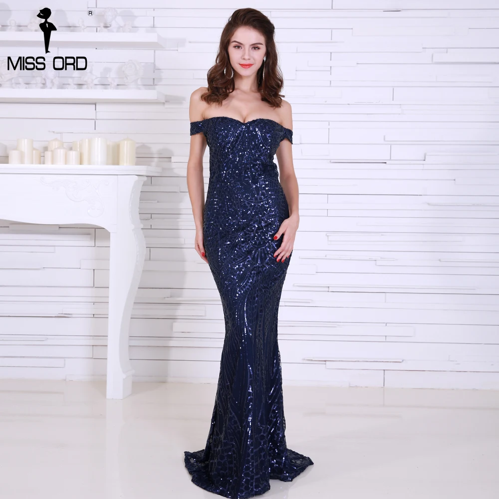 

Missord 2019 Sexy bra party dress sequin maxi dress FT4912-2