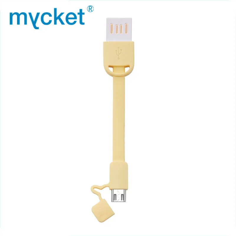 Myket Универсальный Micro USB кабель для samsung Xiaomi huawei Android телефон портативный мини-брелок кабель для синхронизации данных и зарядки