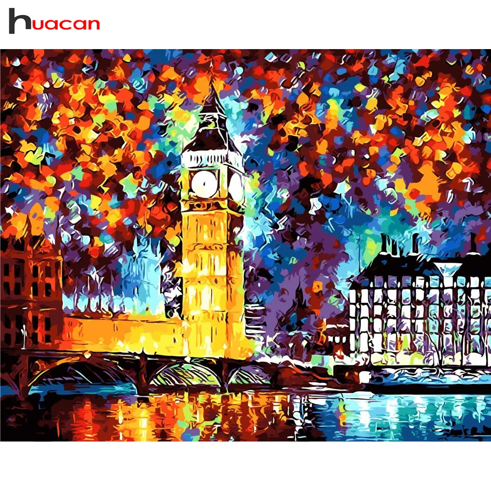

Full Square Diamond Embroidery Landscape 5D Diamond Painting Cross Stitch Scenic Rhinestone Pattern Diamond Mosaic Sale Handmade