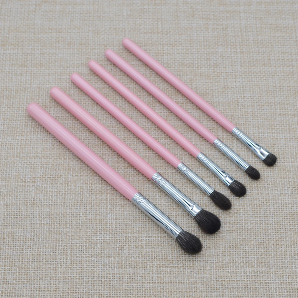 

Professional Makeup Brushes Set Blue Squirrel Goat Hair Eye Shadow Blending Brush Pink Handle pincel maquiagem Make Up Brush
