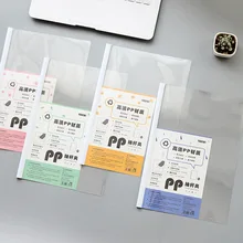 10 шт./упак. простой полипропиленовый прозрачный держатель A4 перекачка Вертикальная перекачка студенческий тестовый рычаг для подачи бумаги клип u Тип папка