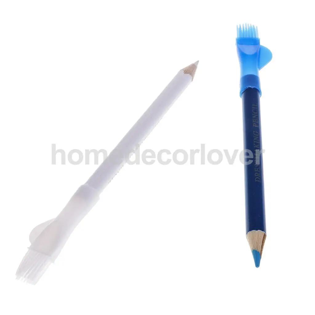 2Pcs Tailors Chalk Pen Pencil For Sewing Dressmakers DIY Craft Markers Pens Professional Tailor Leather Fabric