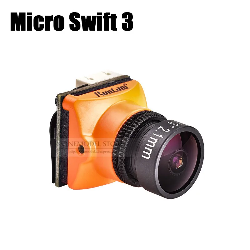 Новое поступление RunCam Micro Swift 3 FPV камера 2 мм объектив DC 5 36 в Датчик ИК Блокировка