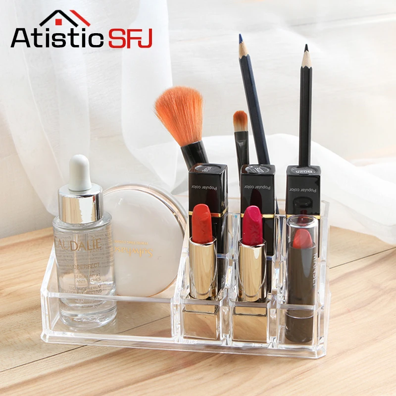 Atistic SFJ Makeup Organizer Acrylic Storage Box Clear Cosmetic Drawers