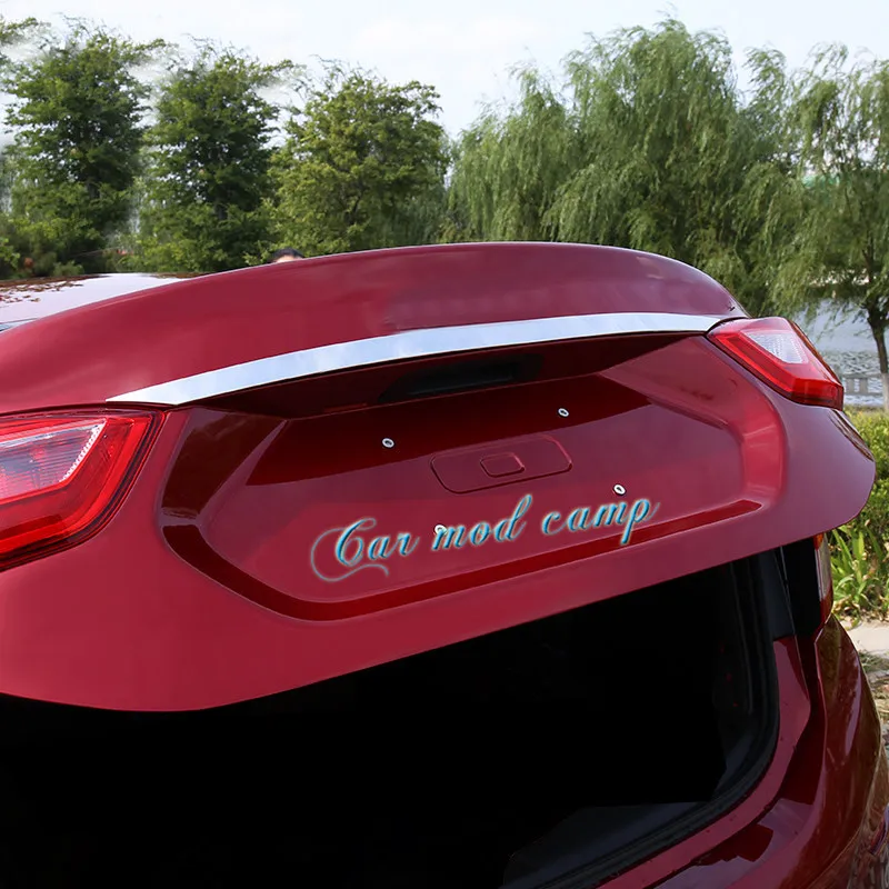 Для Chevrolet Cruze Sedan нержавеющая сталь Задняя Крышка багажника формовочная накладка 1 шт. аксессуары для стайлинга автомобилей