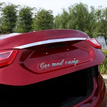 Para Chevrolet Cruze 2017 Sedan Tail Chrome Rear Trunk Lid Molding Ajuste de La Cubierta de Acero Inoxidable 1 unids Car Styling Accesorios!