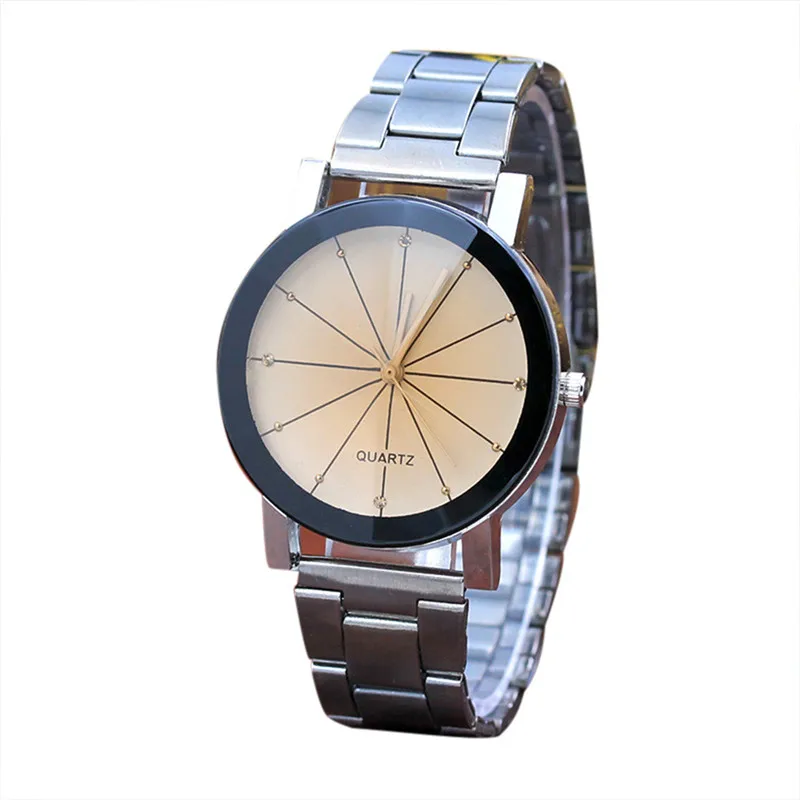 Модные мужские и женские Аналоговые кварцевые наручные часы из нержавеющей стали для деловых людей reloj hombre deportivo A3