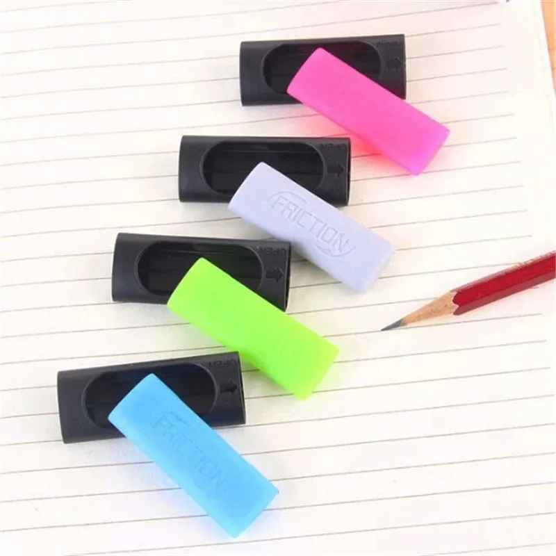 2pcs Ink Eraser Friction 50*20mm Rubber Eraser Creative Stationery