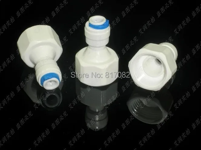 

3PCS Straight quick connect 1/4'' OD Tube Push in X1/2" Female Aquarium RO Water Female BSP for RO Fittings