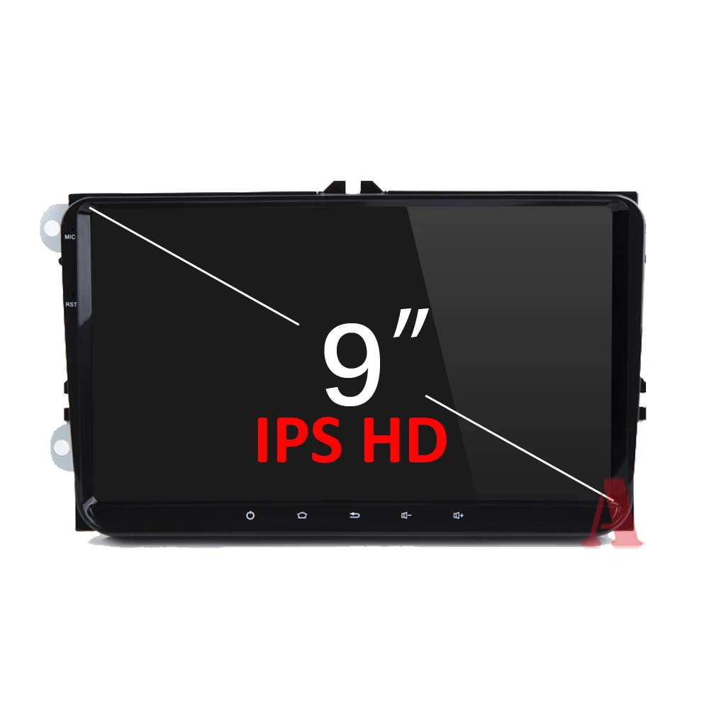 Discount DSP 9" 4G 8 Core Android 8.0 Car Radio dvd GPS Navigation for VW/Volkswagen/SKODA GOLF 5 Golf 6 POLO PASSAT B5 B6 JETTA TIGUAN 1