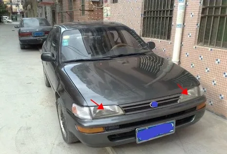 Передняя фара для TOYOTA COROLLA AE100 AE101 EE E100 WAGON 93 97 2 шт.|Аксессуары фар авто| |