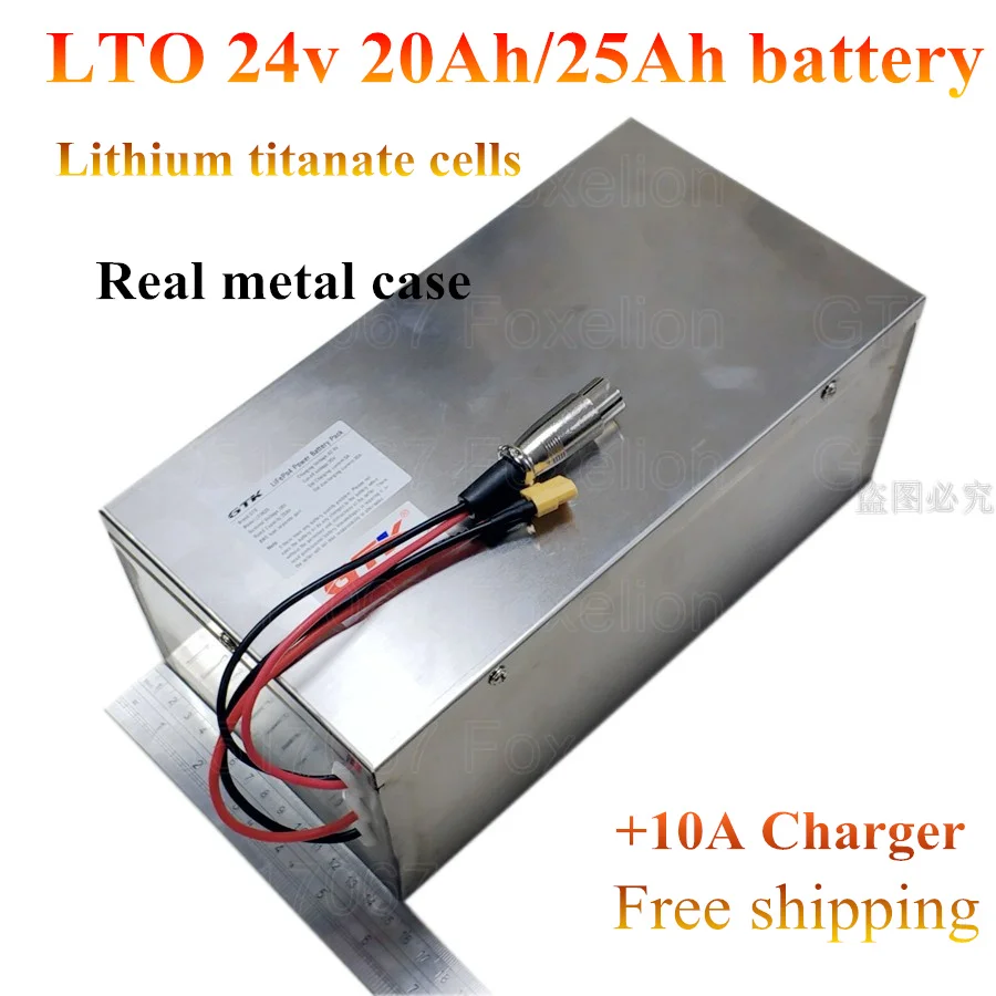 LTO 24v 20Ah 25AH lithium titanate Battery Pack LTO cells for Solar Car ...