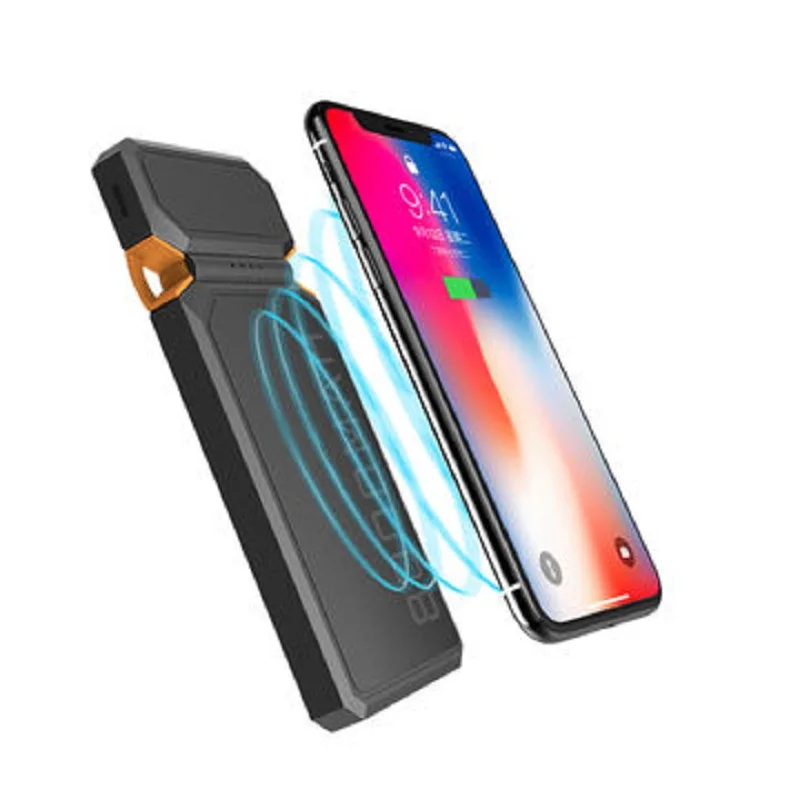 

8000mAh Wireless Charger Portable Charger 2port External Battery Power Bank with High-Speed Charging