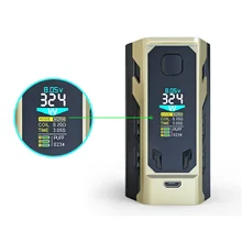 newest E-Cigarettes IJOY Captain X3 BOX MOD Vape 324W with 3pcs IJOY 20700 Battery fit Captain X3 Subohm Tank E-Cigarettes mod