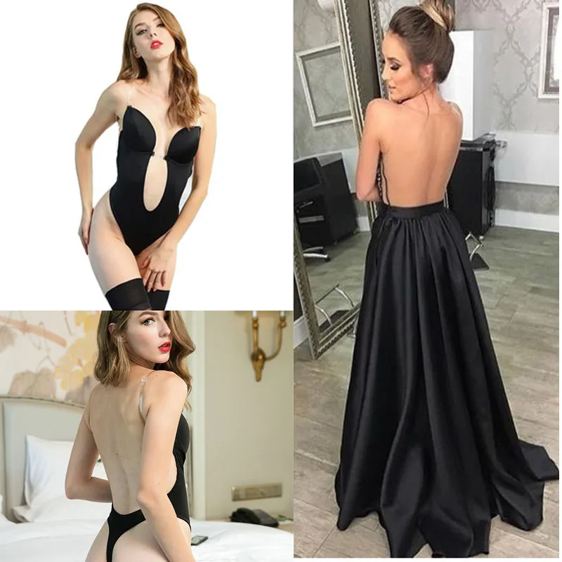  Sexy Women bralette Magic Bodysuit Invisible bra Open back Seamless Multi-Way Body Thong Shapewear 