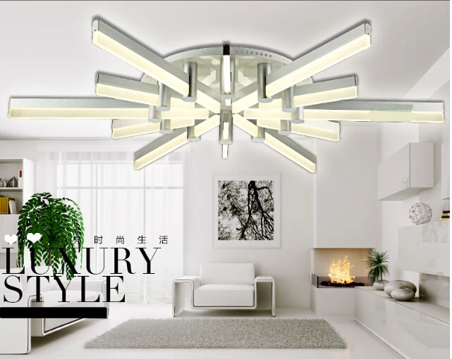 

LED study lamp modern minimalist living room ceiling lamp bedroom lamp creative flower-shaped lamps