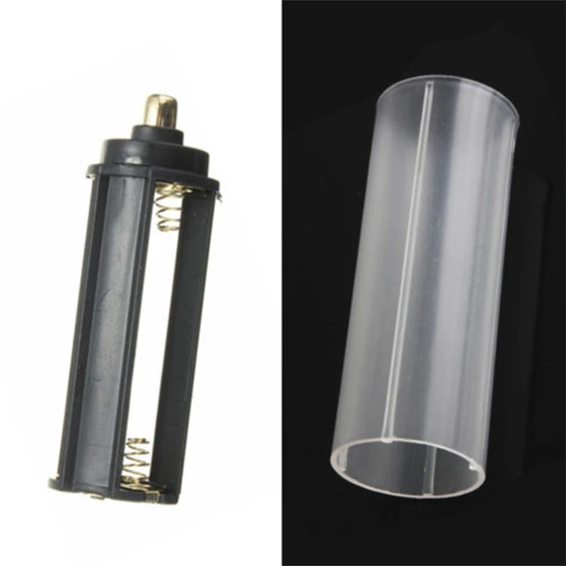 Mayitr High Quality 2 in 1 White Casing 18650 Battery Sheath Tube