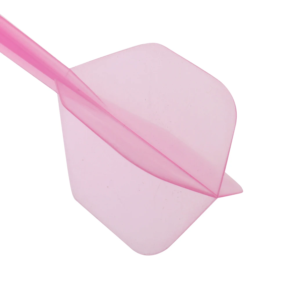 6 Pieces Transparent 2BA Thread Dart Shafts And Dart Flights Connection Entertainment Darts Tools Accessories