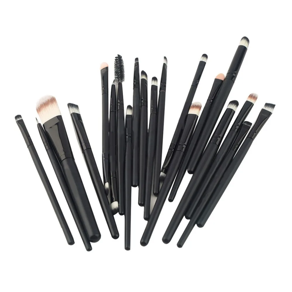 

20pcs/Set Eye Shadow Foundation eyeliner Eyebrow Lip Brush Makeup Brushes Set Tools cosmetics Kits beauty Make Up Brush Set
